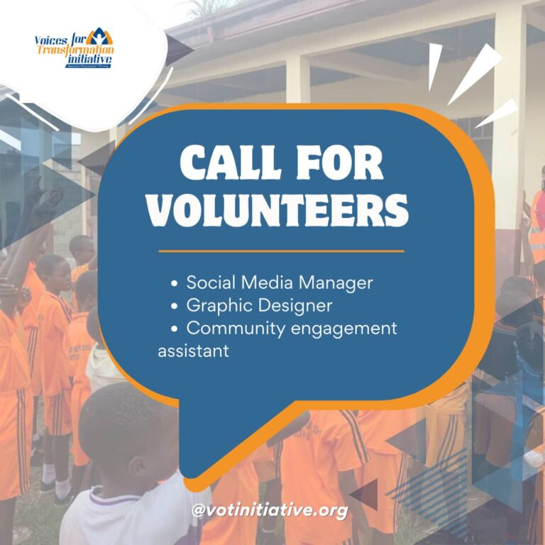 Call for Volunteers